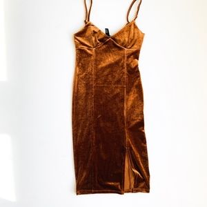FOREVERR 21 Gold Dress